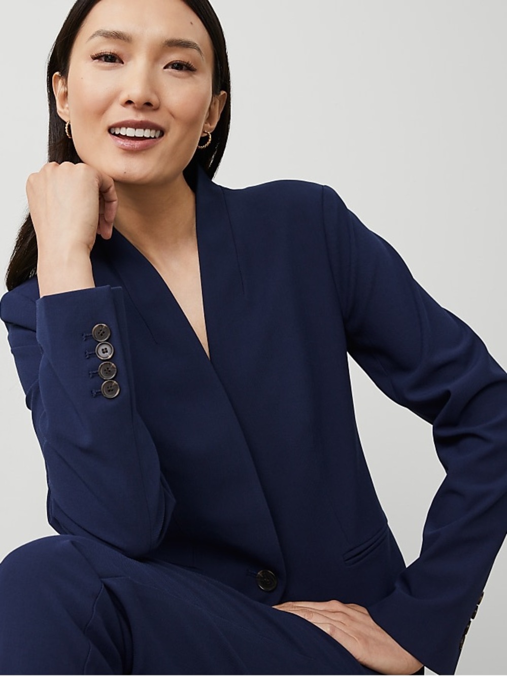NWOT Ann Taylor Bistretch Cutaway Blazer